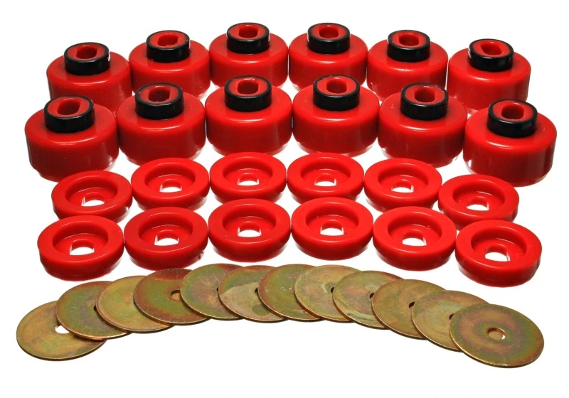 Energy Suspension Karosserie-Montagesatz - Rot