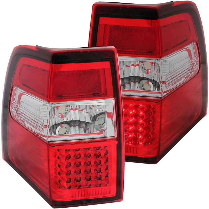 ANZO 2007-2014 Ford Expedition LED-Rückleuchten Rot/Klar