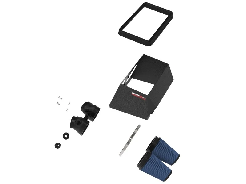 Rapid-Induktions-Kaltluft-Ansaugsystem mit Pro 5R-Filter 19-20 Ford Edge V6 2.7L (tt)