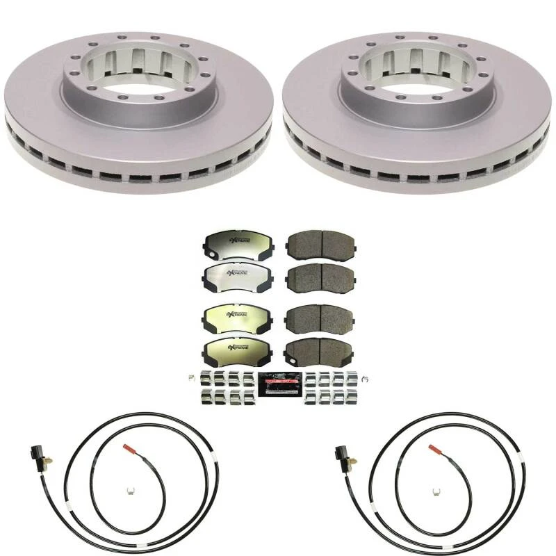 Power Stop 2005 Mitsubishi Fuso FE120 Rear Z36 Coated Truck & Tow Brake Kit