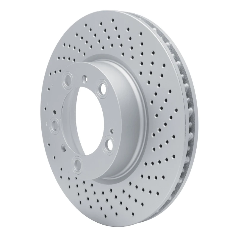 DFC 98-12 Porsche 911 Right Front Drilled Hi-Carbon Alloy Geomet Coated Rotor