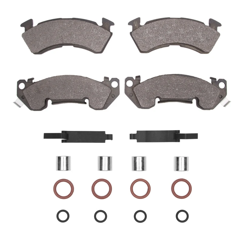 DFC 94-96 Chevrolet Commercial Chassis Front 5000 Advanced Semi Metallic Brake Pads and Hardware Kit