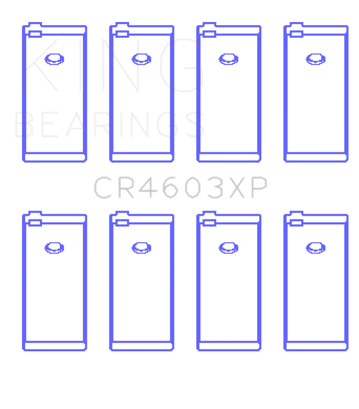 King Engine Bearings Peugeot 1.8L EW7J4/XU7JP4 (Size STD) Performance Rod Bearing Set