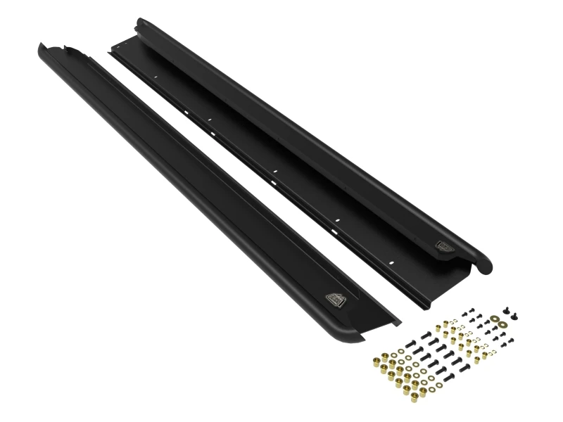 aFe POWER 10-14 Subaru Outback H4 2.5L / H6 3.6L Terra Guard Trail Slider-Schritt - Schwarz