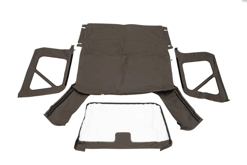 Rampage Komplettes Verdeck für 1997–2006 Jeep Wrangler (TJ) – Khaki