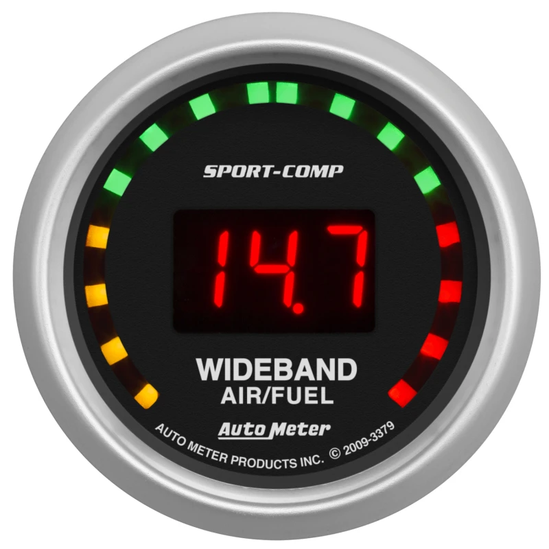 Autometer Sport-Comp 52mm Digital Wideband Air/Fuel Ratio Street Gauge