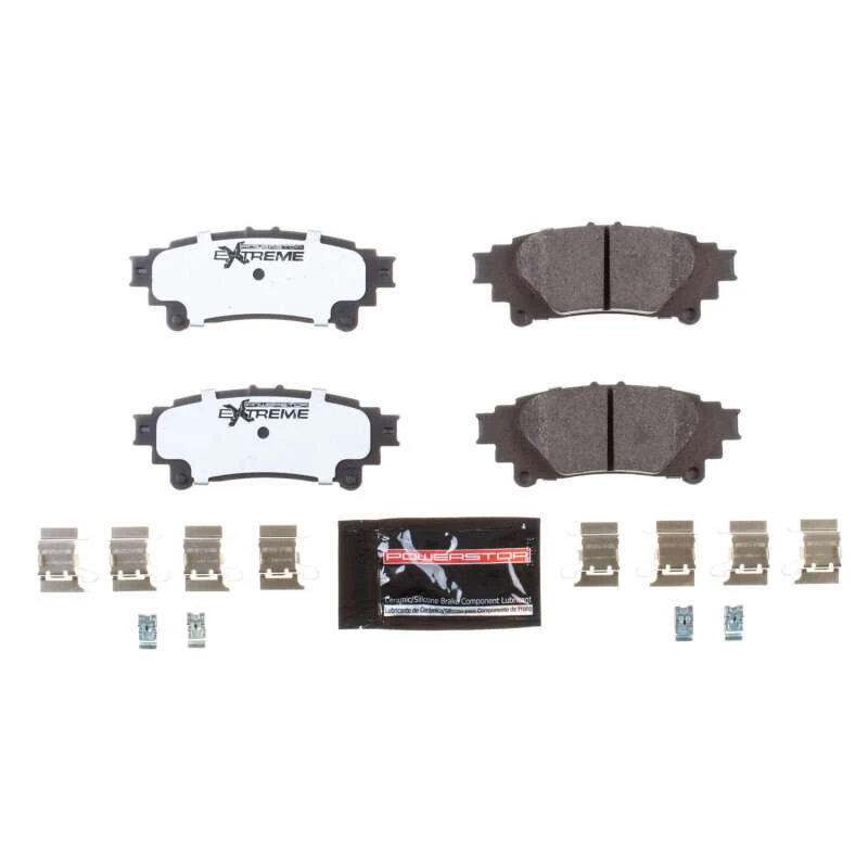 powerstop_Z26-1391A-679687882201c Power Stop 16-17 Lexus GS200t Rear Z26 Extreme Street Brake Pads w/Hardware