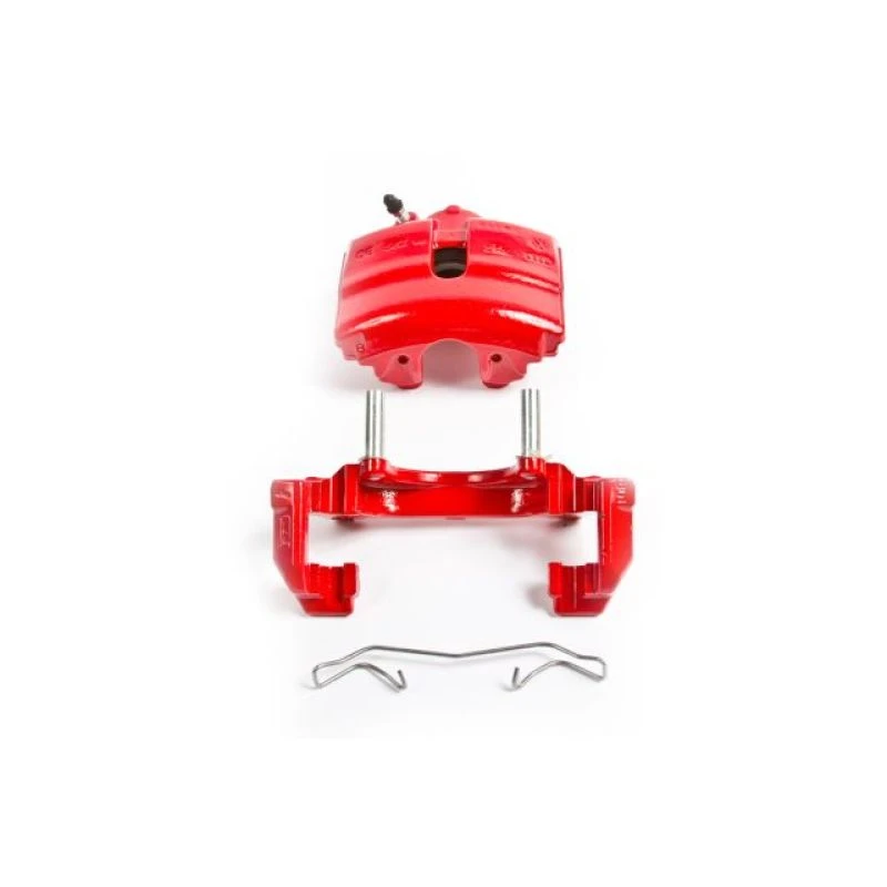 powerstop_S2974-679453d7f1669 Power Stop 10-12 Audi A3 Front Red Calipers w/Brackets - Pair