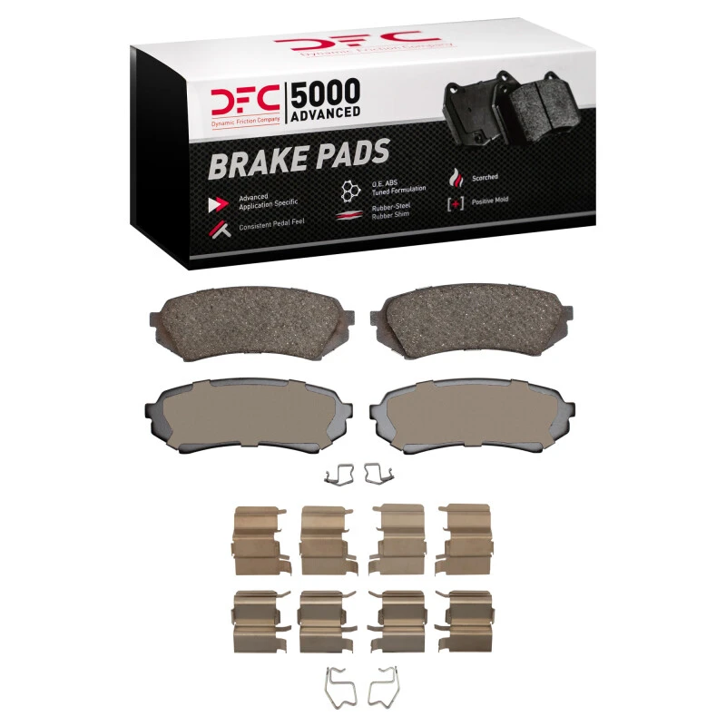 DFC 98-07 Lexus LX470 Rear 5000 Advanced Ceramic Brake Pads and Hardware Kit