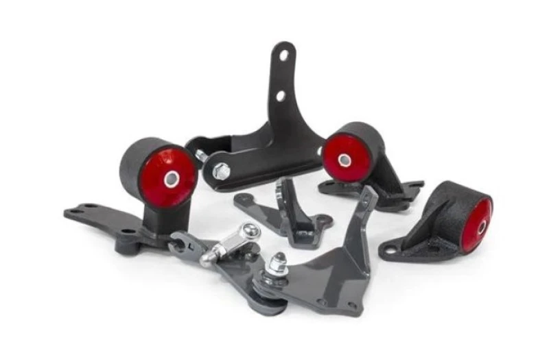 Innovative 88-91 Civic D-Series Black Steel Mounts 60A Bushings