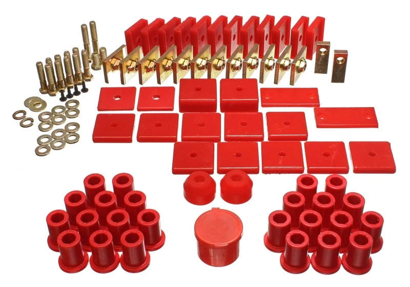 Energy Suspension 64-78 Toyota FJ40 Land Cruiser Rotes Hyper-Flex Master Bushing Set
