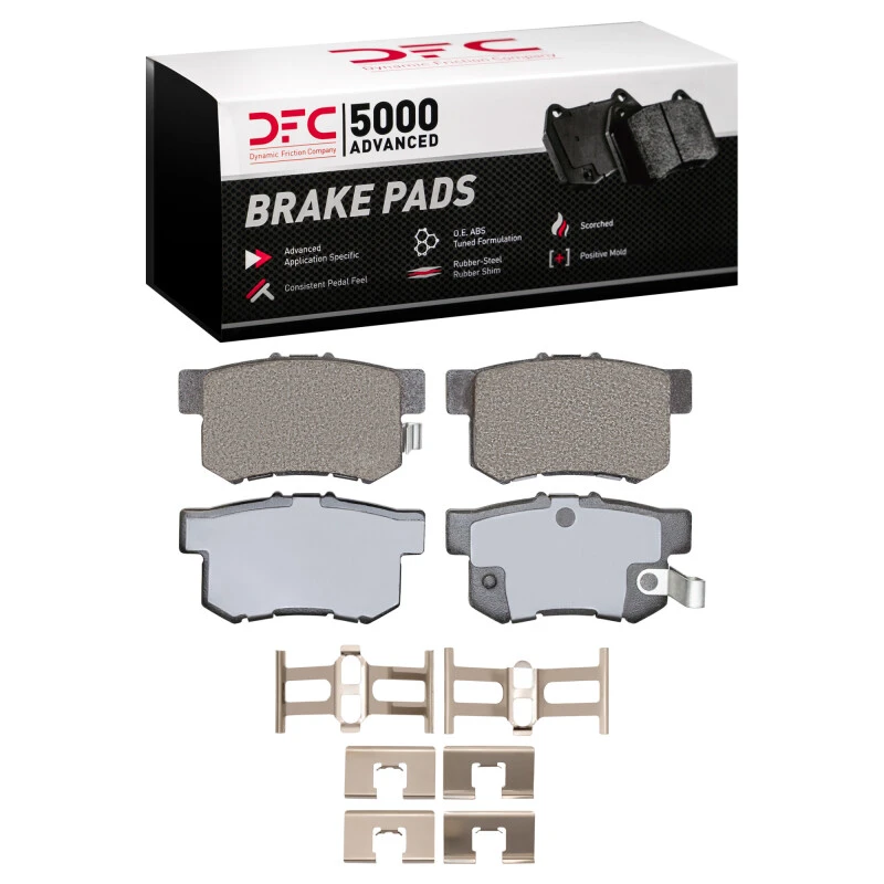 DFC 95-11 Acura RL Rear 5000 Advanced Ceramic Brake Pads and Hardware Kit