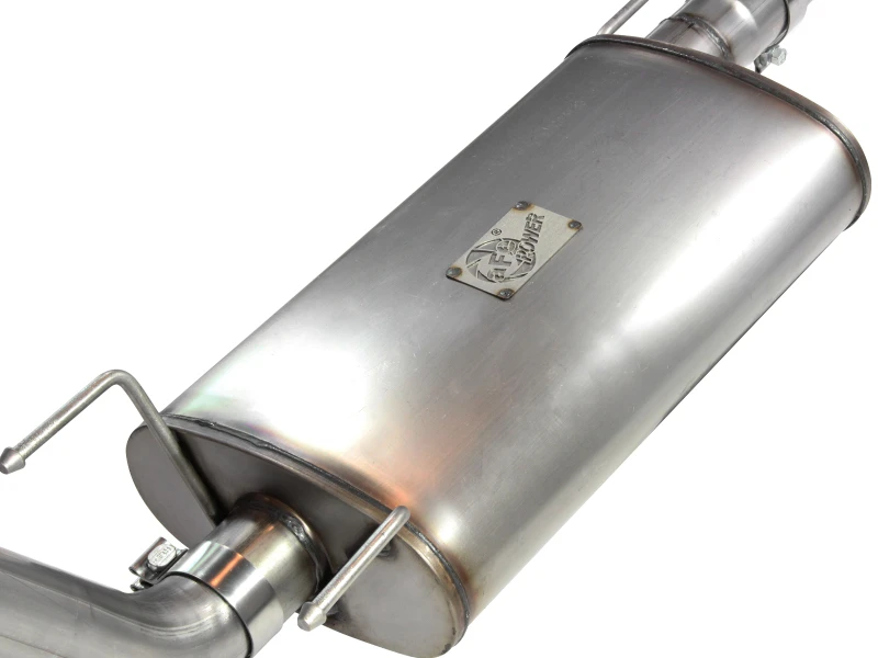 aFe MACH Force XP 3 Zoll Kat-Back Edelstahl Auspuff mit polierter Spitze Toyota Tacoma 13-14 4.0L