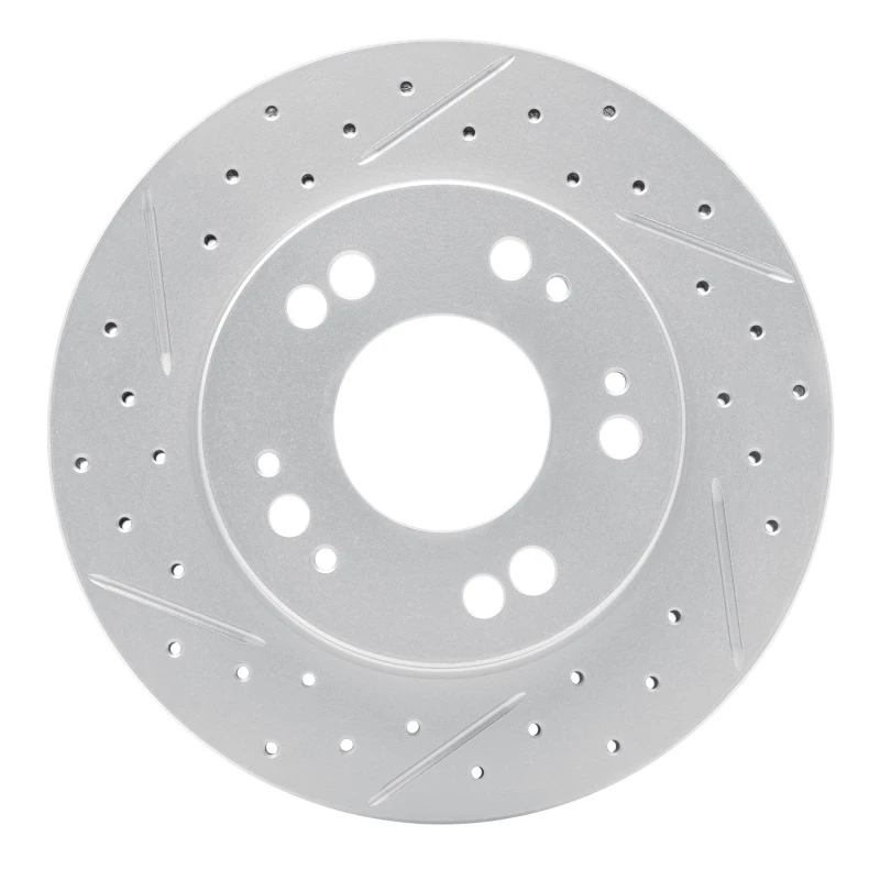DFC 90-05 Chrysler Sebring Front Left Drilled & Slotted Geoperformance Rotor