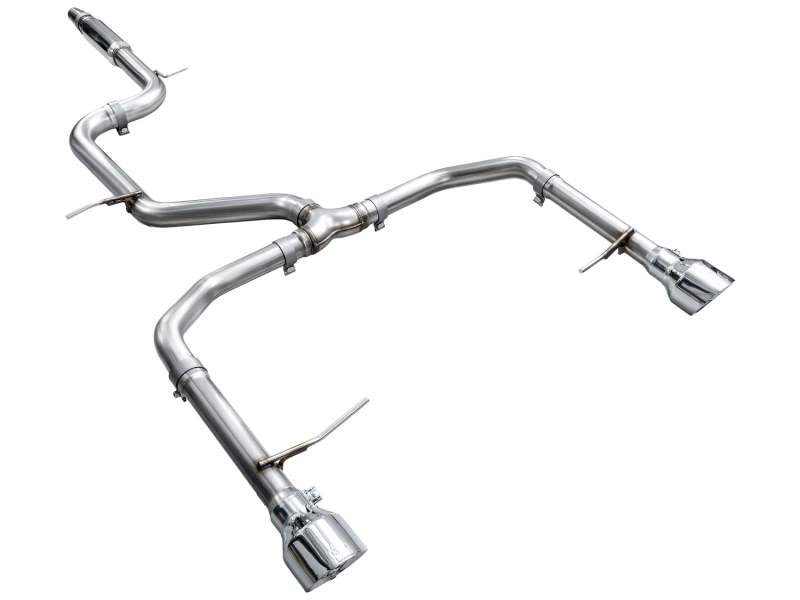 AWE 22-25 Volkswagen Jetta GLI Track Edition Exhaust - Chrome Silver Tips