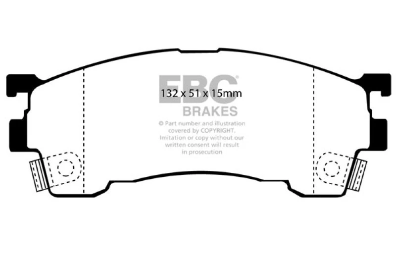 ebc_DP2971-67931faba392d EBC 93-97 Ford Probe 2.0 16v Greenstuff Front Brake Pads