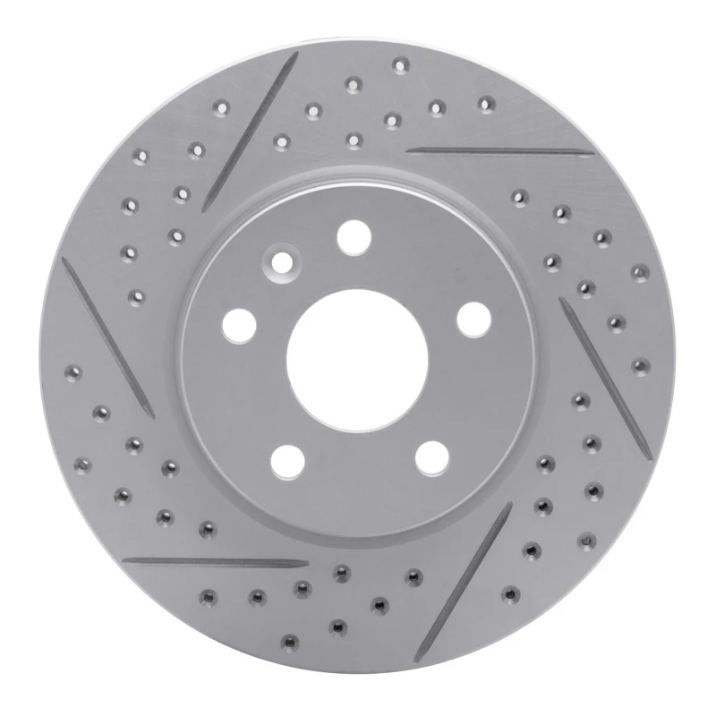 DFC 11-23 Chevrolet Cruze (Mexico) Front Left Drilled & Slotted Geoperformance Rotor