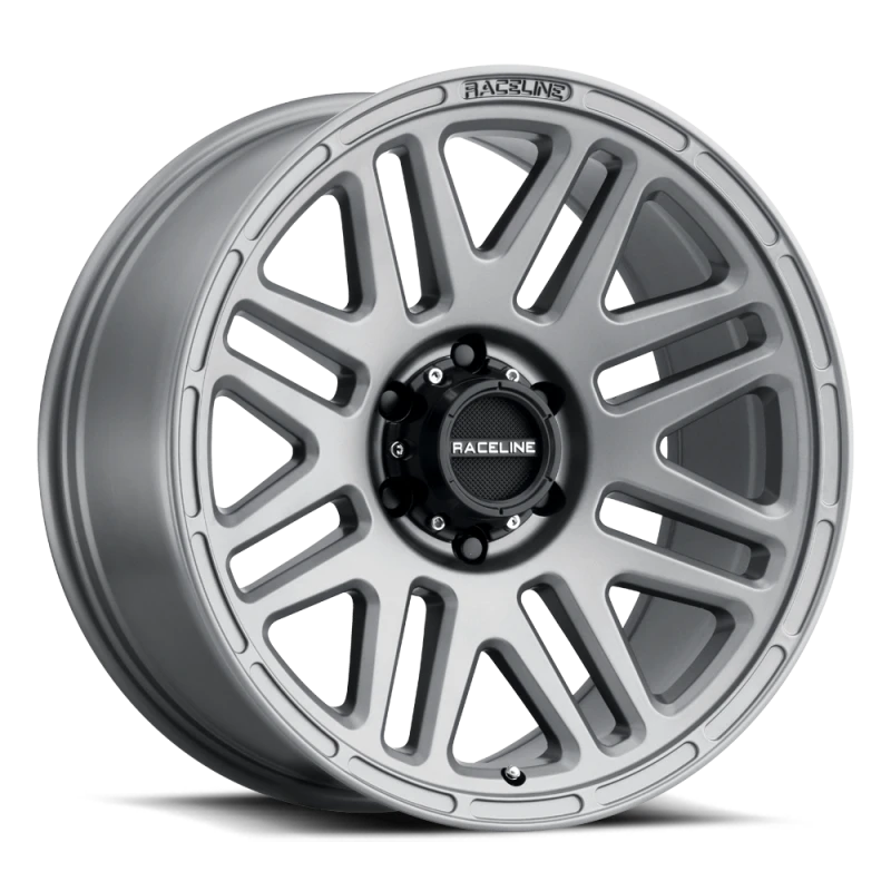Raceline 944GS Outlander 16x8in / 8x170 BP / 0mm Offset / 125.2mm Bore - Greystone Wheel