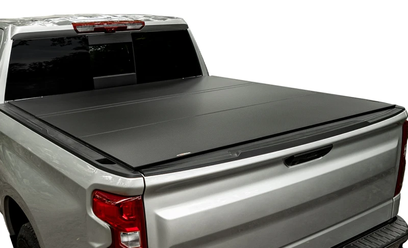 Access 2024 Toyota Tacoma 5ft Bett LOMAX Faltbare Hartabdeckung - Carbon Fiber