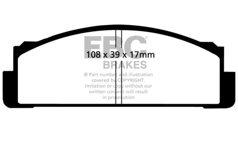 ebc_DP2116-679320fe9c048 EBC 68-83 Fiat 124 1.6 Greenstuff Front Brake Pads