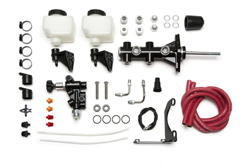 Wilwood Tandem Master Cylinder - 1in Bore w/ Pushrod - Black
