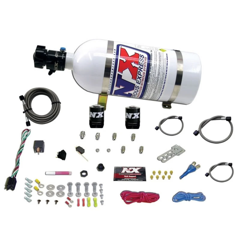 Nitrous Express All GM EFI Single Nozzle Nitrous Kit (35-150PS) mit 10lb Flasche