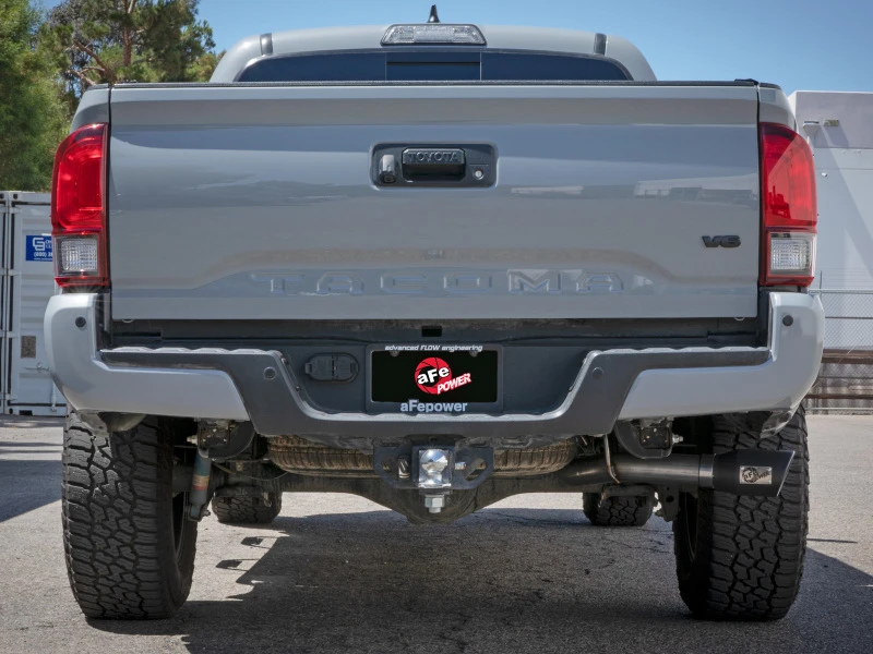 aFe 16-22 Toyota Tacoma Apollo GT-Serie 2,5-Zoll - 3-Zoll 409 SS Kat-Auspuff-System mit schwarzer Spitze