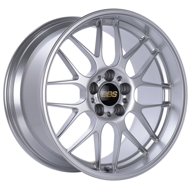BBS RG-R 19x10 5x120 ET25 PFS Diamond Silver Wheel -82mm PFS/Clip Req