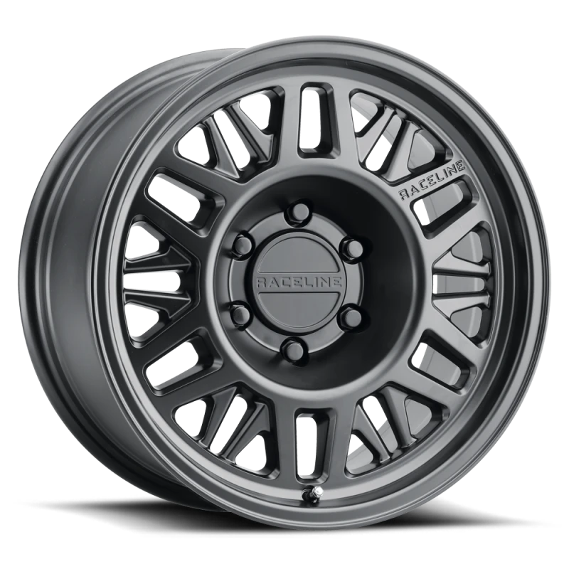 Raceline 451B Ryno 17x8.5in / 5x150 BP / 0mm Offset / 110.5mm Bore - Satin Black Wheel