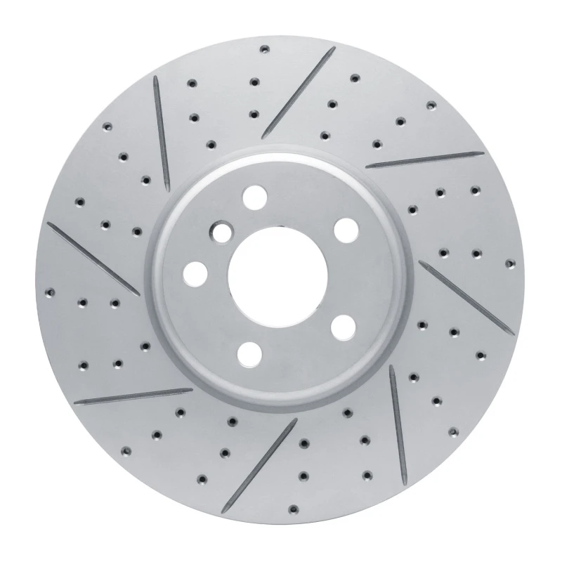 DFC 16-26 BMW X6 Right Front Drilled & Slotted Geoperformance Rotor
