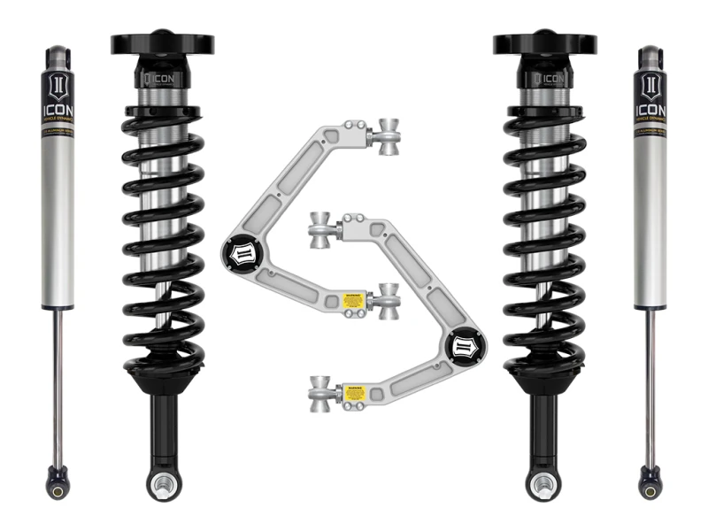 ICON 2023 Chevrolet Colorado 1,75-2,5 Zoll Stage 2 Federungssystem mit Billet UCA