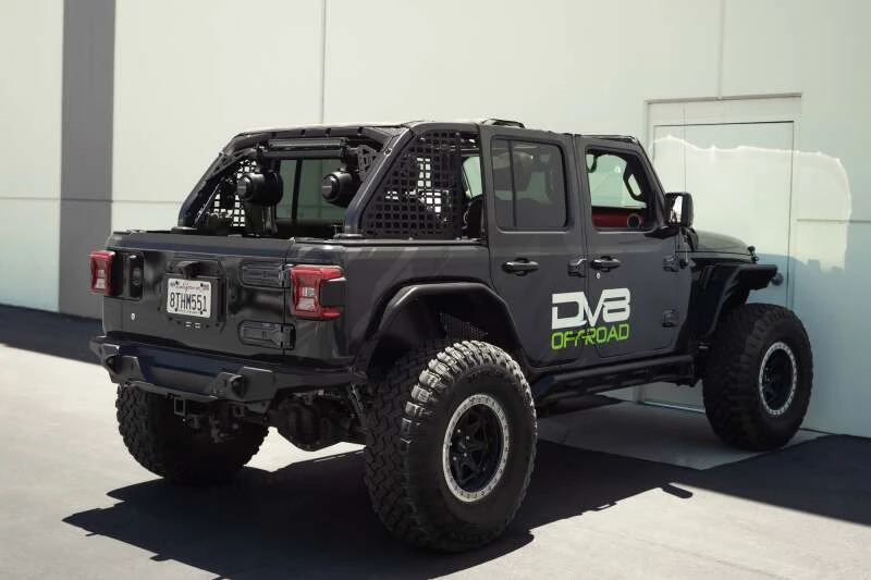 DV8 Offroad Rear Speaker & Light Bar Mount für 18-23 Jeep Wrangler JL 4-Türer
