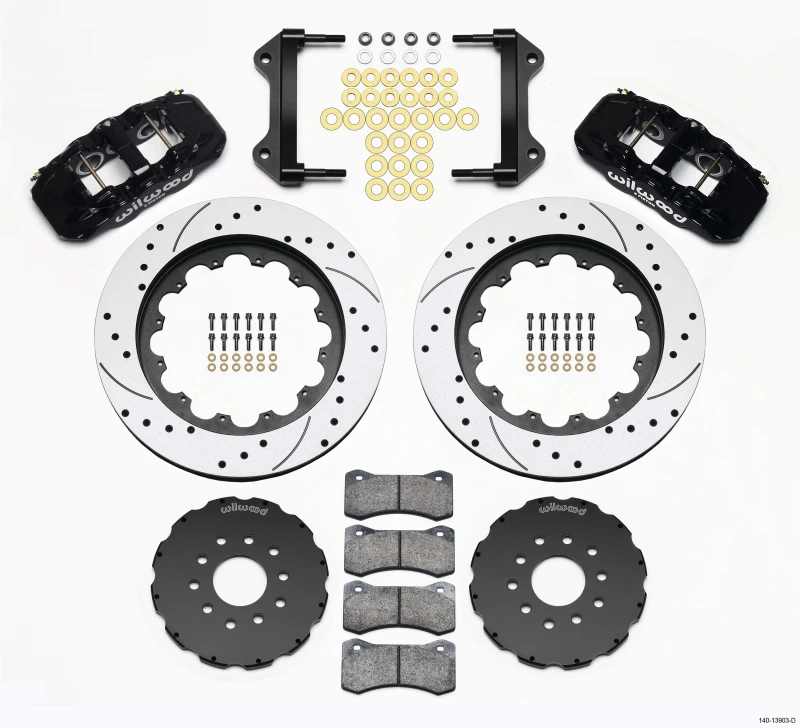 Wilwood AERO6 Vordere Bremsanlage 15,00 gebohrt 97-04 Corvette C5/Z06 05-13 C6
