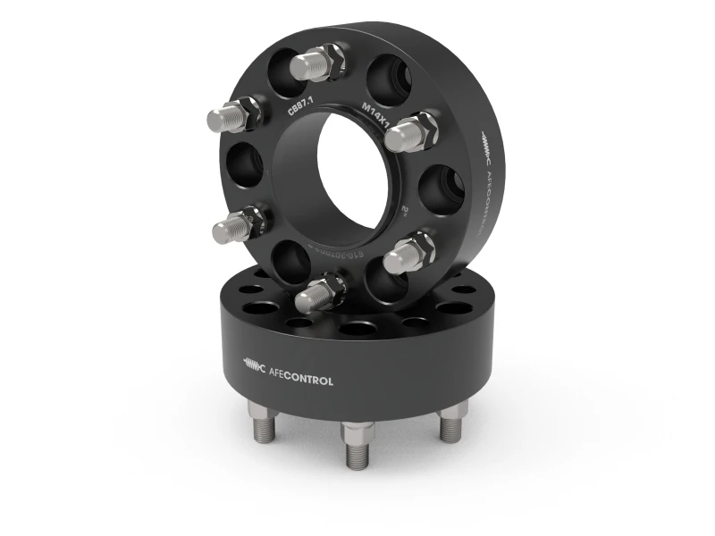 aFe CONTROL Wheel Spacers Ford F-150 21-25 6x135mm CB 87.1mm 2 IN Thickness
