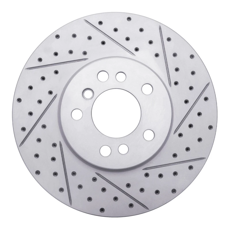 DFC 00-06 BMW X5 Front Right Drilled & Slotted Geoperformance Rotor