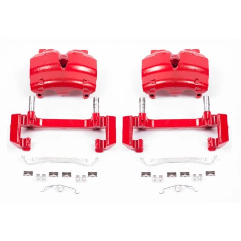 Power Stop 03-06 Ford Expedition Front Red Calipers w/Brackets - Pair