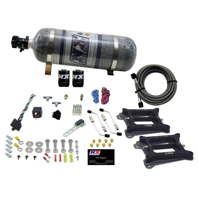 Nitrous Express Dual/4150/Alkohol Nitrous Kit (50-300PS) mit Composite-Flasche