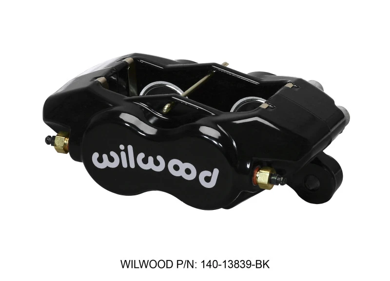 Wilwood Caliper-Forged DynaliteI-Black 1.38in Pistons.81in Disc