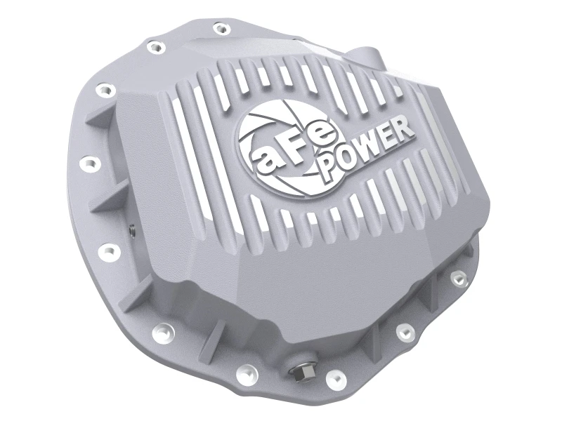 aFe Street Series Rear Differential Cover Raw w/ Machined Fins 19-20 Ram 2500/3500