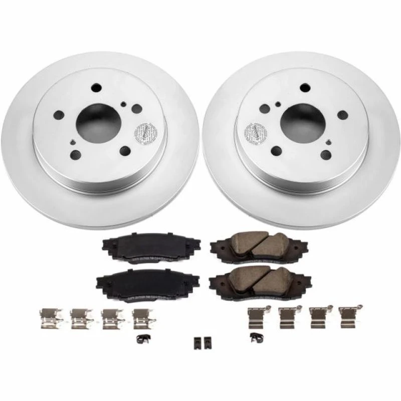 powerstop_CRK8333-67945b27eb806 Power Stop 2019 Lexus ES350 Rear Z17 Evolution Geomet Coated Brake Kit