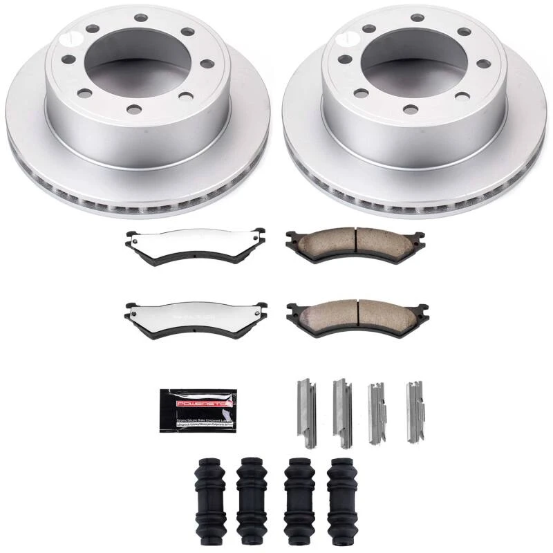 Power Stop 2007 Ford E-150 Rear Z36 Coated Truck & Tow Brake Kit