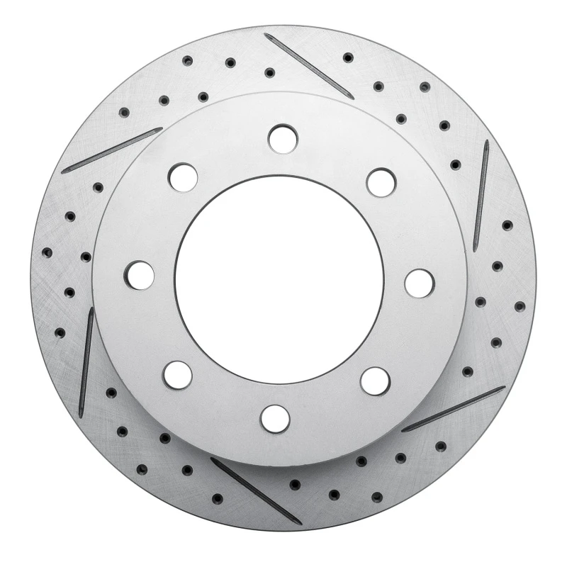 DFC 99-20 Chevrolet Silverado 1500 Hd Rear Right Drilled & Slotted Geoperformance Rotor