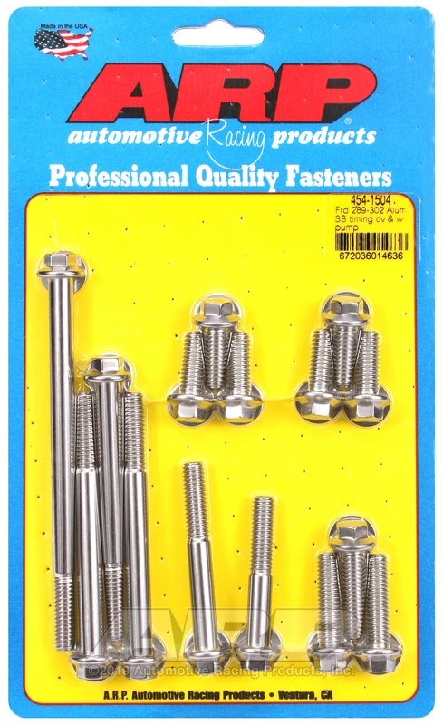 ARP Timing Cover and Water Pump Kit for Ford 289-302