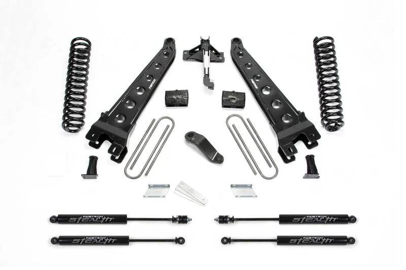 Fabtech 2018 Ford F450/F550 4WD Diesel 6-Zoll-Rad-Arm-System mit Coils & Stealth