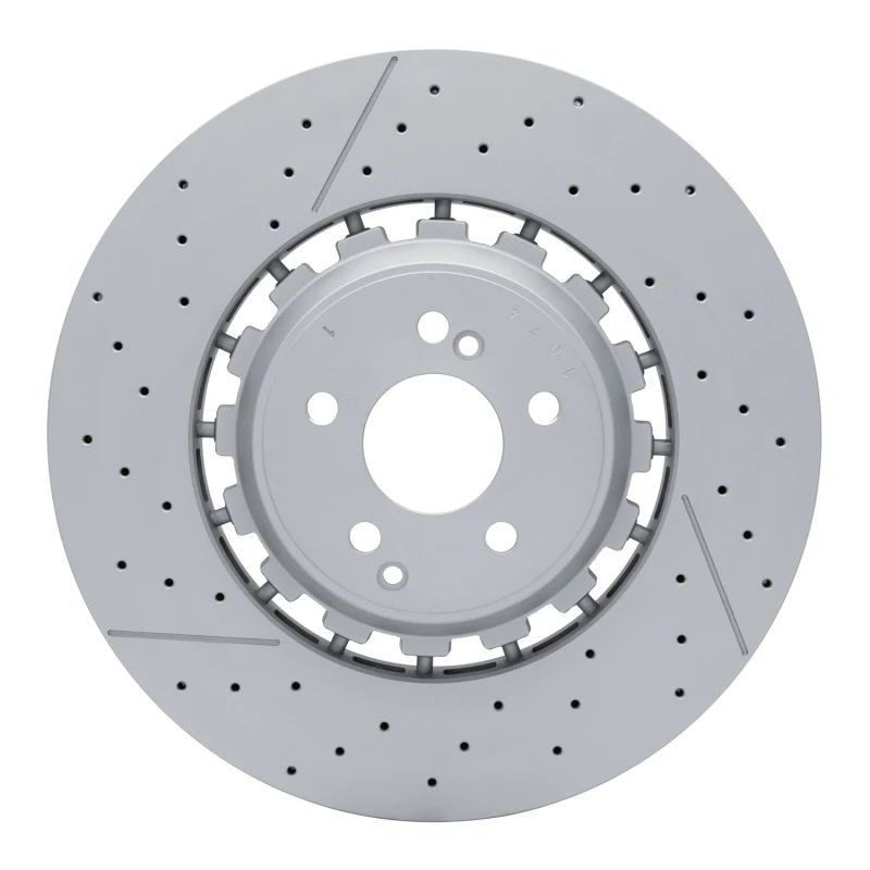 DFC 13-25 Mercedes-Benz GLC63 AMG S Front Drilled and Slotted Hi-Carbon Alloy Geomet Coated Rotor