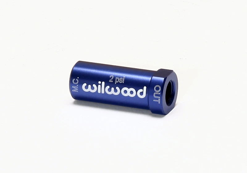 Wilwood Restdruckventil - Neuer Stil - 2# / Blau