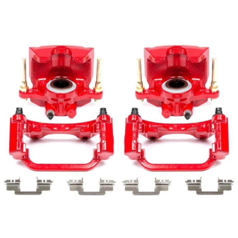 Power Stop 07-16 Cadillac Escalade Rear Red Calipers w/Brackets - Pair