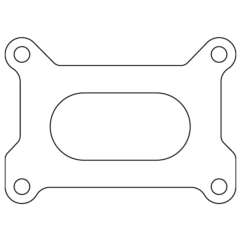 Cometic Holley 2 Barrel 500 CFM.039in Fasergaske für Vergaser - 3.640in x 1.750in - Offenes Plenum
