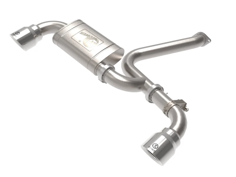 aFe 22-23 Hyundai Kona N L4 2.0L (t) Takeda 3 Zoll 304 SS Axle-Back Auspuff-System mit polierten Endrohren