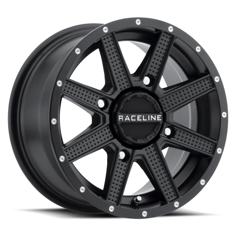 Raceline A92B Hostage 14x7in / 4x156 BP / 2+5 -47mm Offset / 83.8mm Bore - Satin Black Wheel